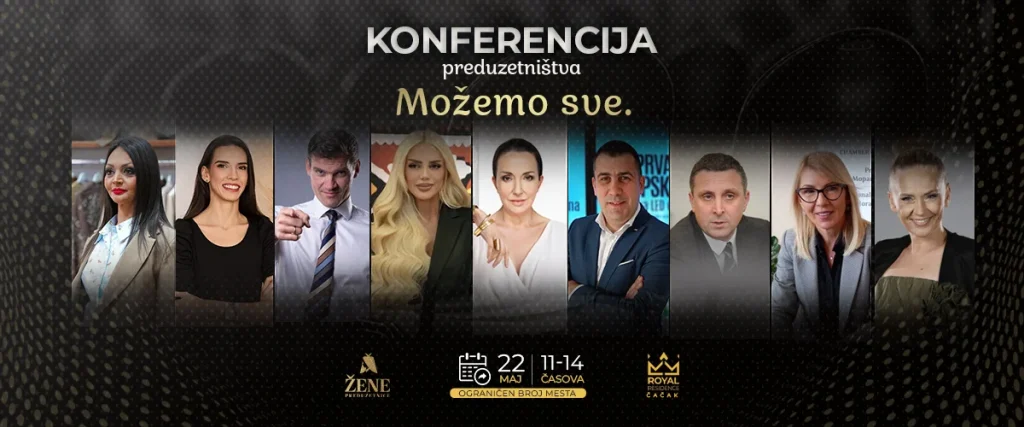 Konferencija Mozemo sve baner svih učesnika